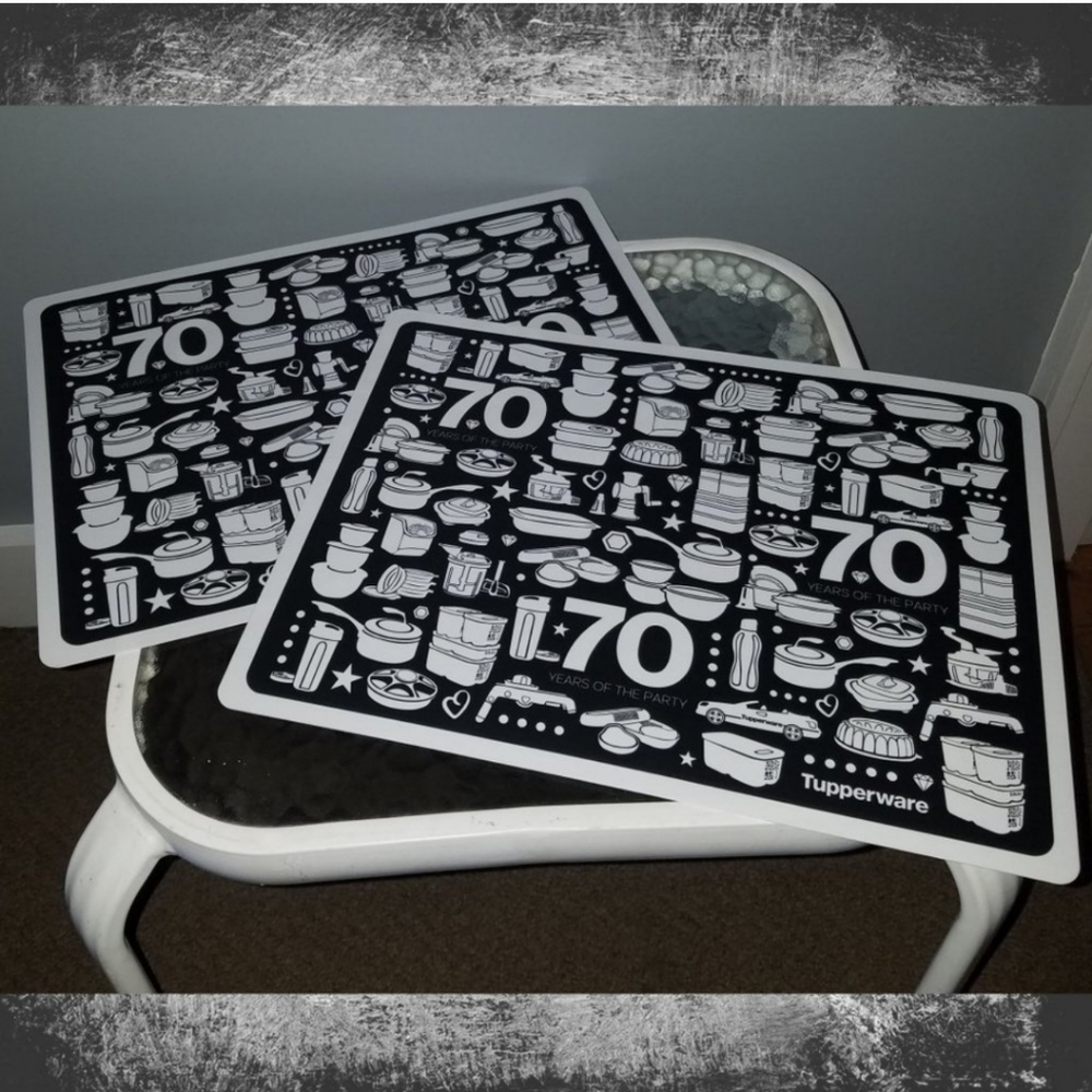 Tupperware "70 years" cutting mat